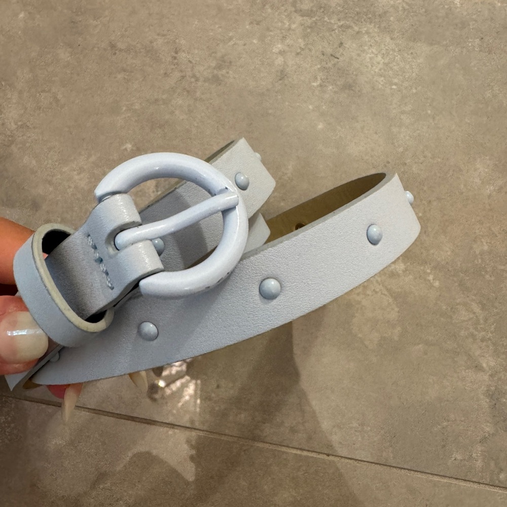 Target Light Blue Studded Belt | M